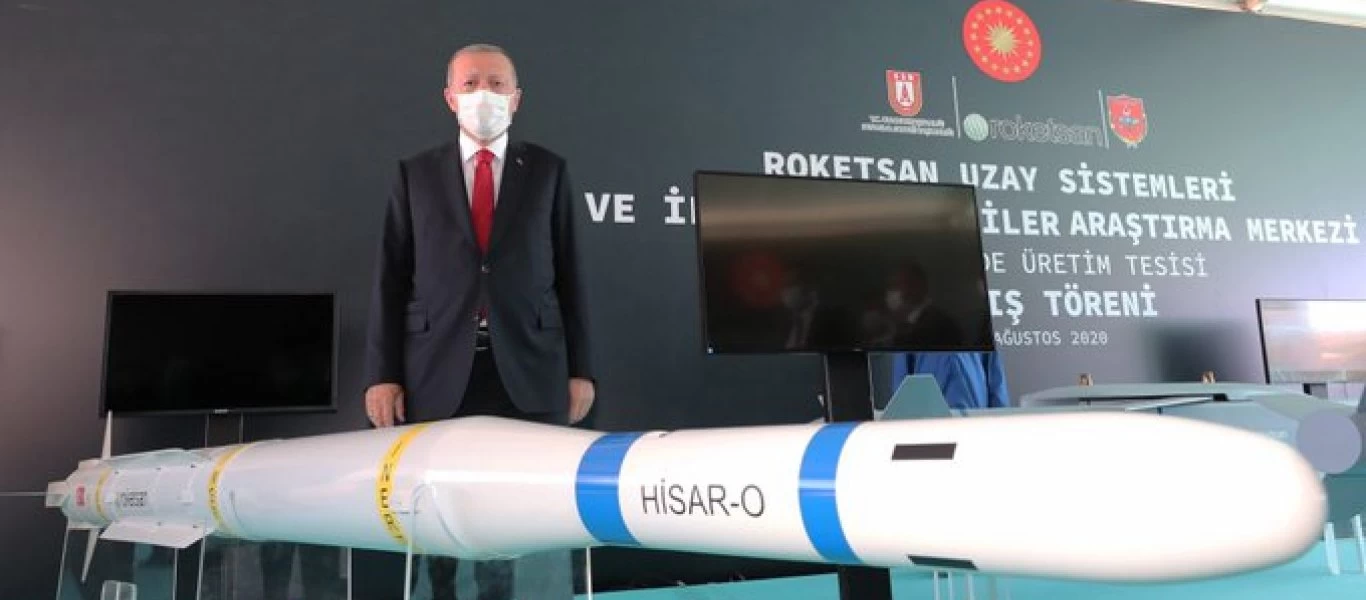 Εν μέσω πυραύλων γιόρτασε ο Ερντογάν την 30η Αυγούστου: «Ο Atmaca θα κτυπήσει αιφνιδιαστικά τον εχθρό - Είναι… stealth»